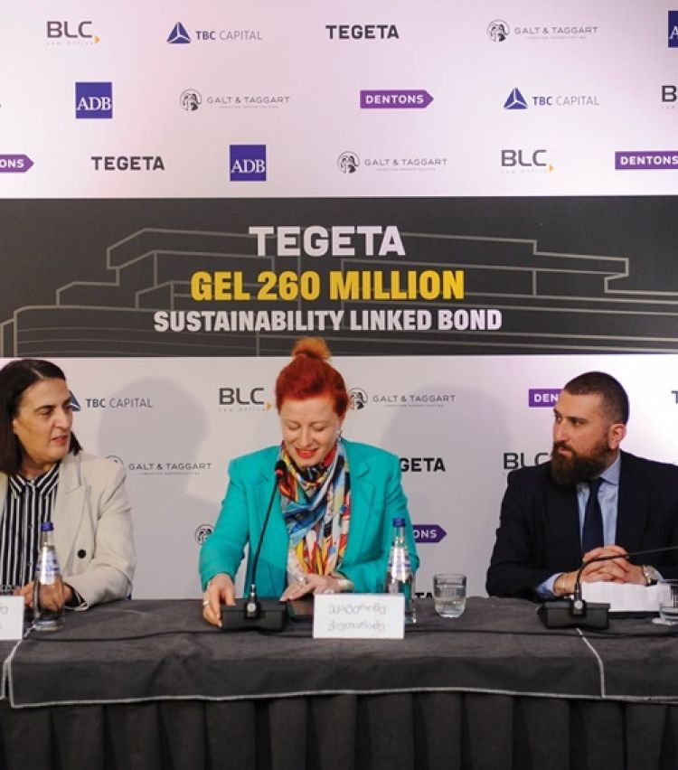 260 000 000 ლარი - „თეგეტა ჰოლდინგმა“ ეროვნულ ვალუტაში რეგიონში მდგრადობასთან დაკავშირებული პირველი ემისია განახორციელა