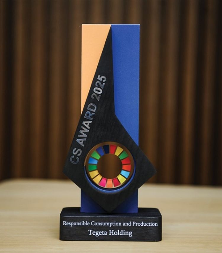 CS AWARD 2025 - „თეგეტა“ ნომინაციაში - „მდგრადი მოხმარება და წარმოება“ გამარჯვებულია