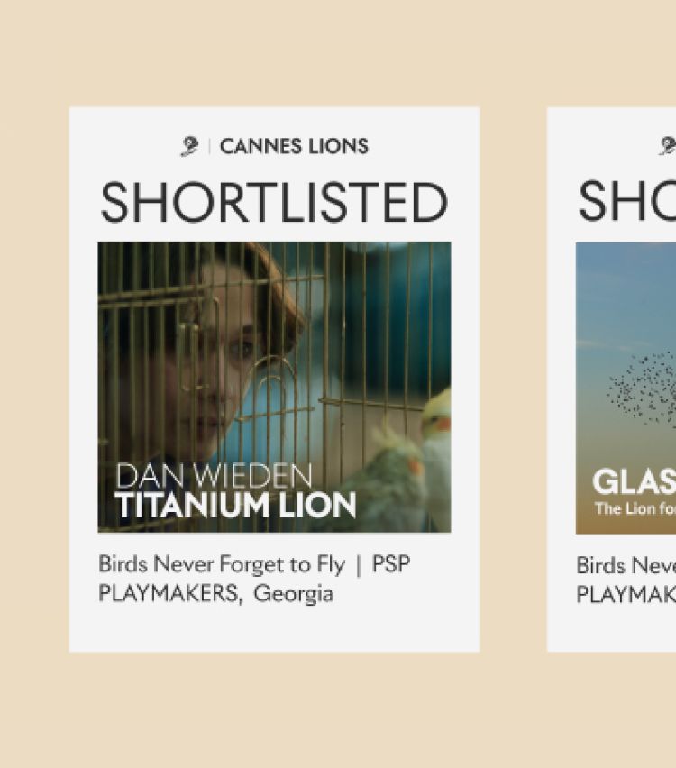 PSP-ს კამპანია Cannes Lions-ის ორ ყველაზე პრესტიჟულ კატეგორიაში მოხვდა