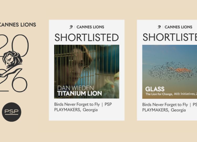 PSP-ს კამპანია Cannes Lions-ის ორ ყველაზე პრესტიჟულ კატეგორიაში მოხვდა