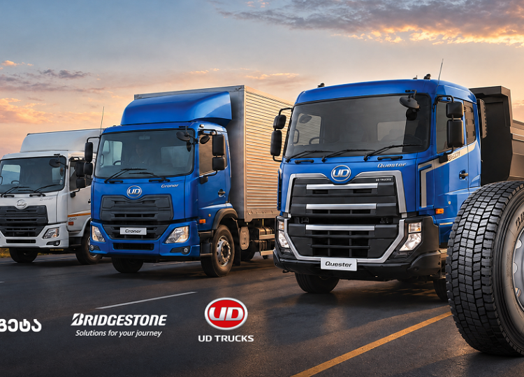 ნაკლები ხარჯი თითო კილომეტრზე - „თეგეტამ“ Bridgestone-ის ფასი კილომეტრზე (PPK) მოდელი და იაპონური UD Trucks წარადგინა