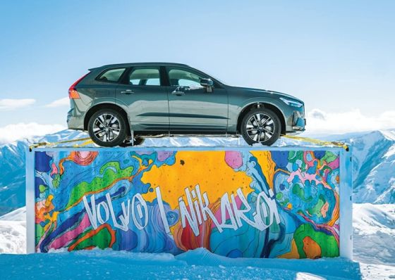 Volvo-ს უნიკალური არტინსტალაცია გუდაურში - „ვოლვო ქარ საქართველოსა“ და Nikakoi-ს კოლაბორაცია მდგრადი მომავლისთვის