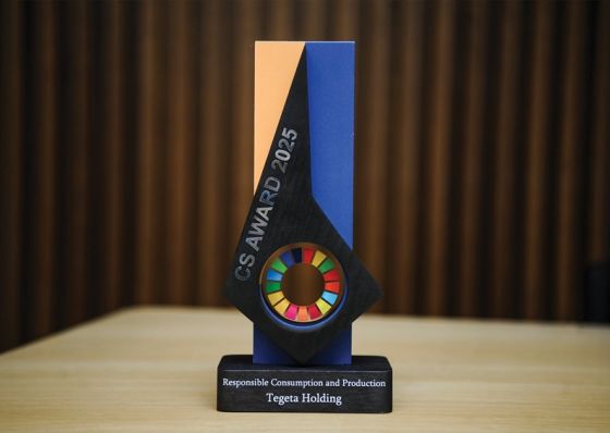 CS AWARD 2025 - „თეგეტა“ ნომინაციაში - „მდგრადი მოხმარება და წარმოება“ გამარჯვებულია