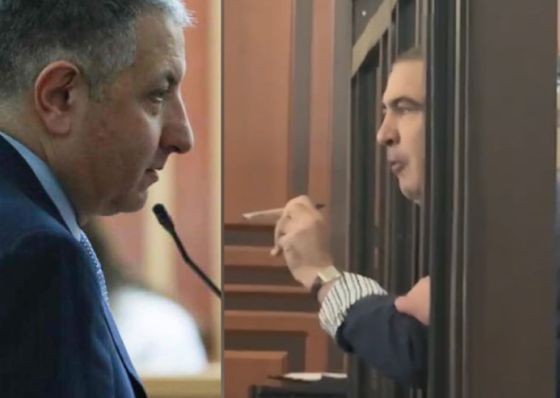 "დღეს ჩემს წინაშე "პროკურატურის მოწმის" სახით წარდგა, სრულიად სახედაკარგული, მოცახცახე, ჩემი მთავრობის ყოფილი პრემიერი, ზურაბ ნოღაიდელი"