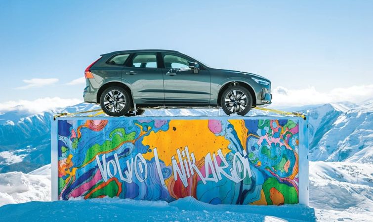 Volvo-ს უნიკალური არტინსტალაცია გუდაურში - „ვოლვო ქარ საქართველოსა“ და Nikakoi-ს კოლაბორაცია მდგრადი მომავლისთვის