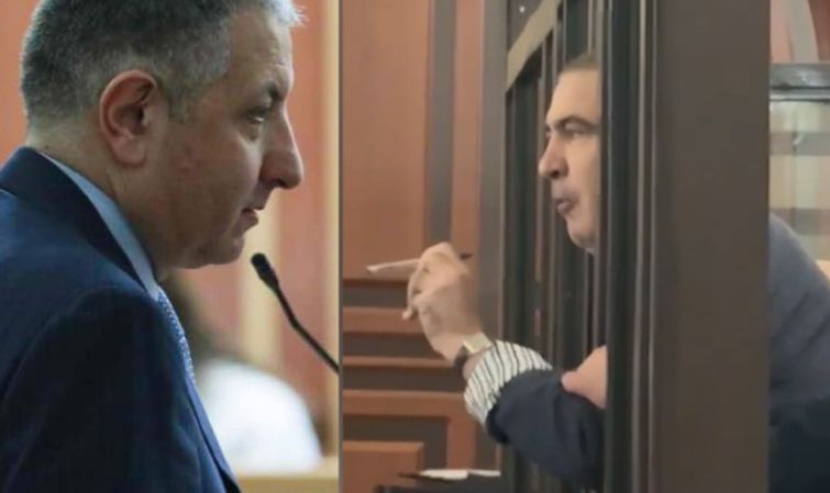 "დღეს ჩემს წინაშე "პროკურატურის მოწმის" სახით წარდგა, სრულიად სახედაკარგული, მოცახცახე, ჩემი მთავრობის ყოფილი პრემიერი, ზურაბ ნოღაიდელი"