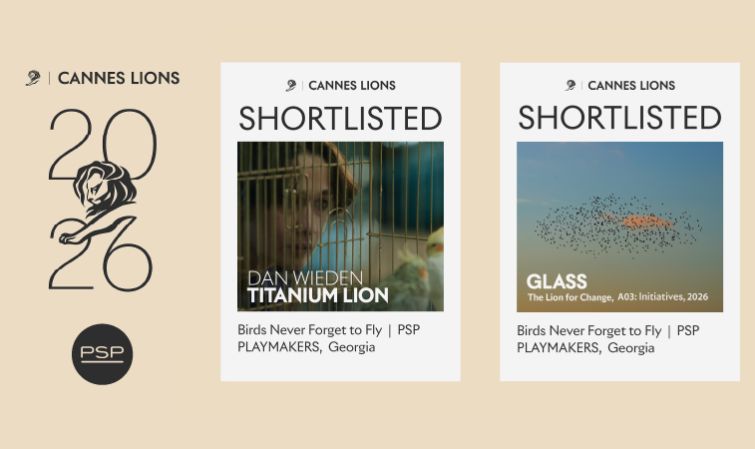 PSP-ს კამპანია Cannes Lions-ის ორ ყველაზე პრესტიჟულ კატეგორიაში მოხვდა